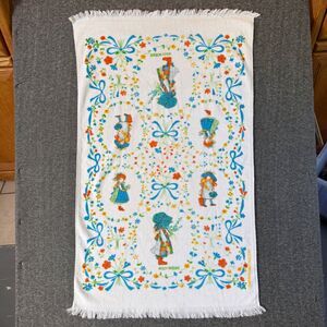 Holly Hobbie Vintage Bath Towel 70s 80s Good Condition